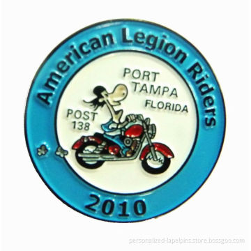 Custom Soft Pvc Personalized Lape Pins, With Painted Logo For Souvenir And Promotions